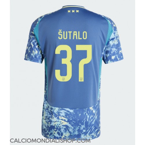 Maglie da calcio Ajax Josip Sutalo #37 Seconda Maglia 2024-25 Manica Corta